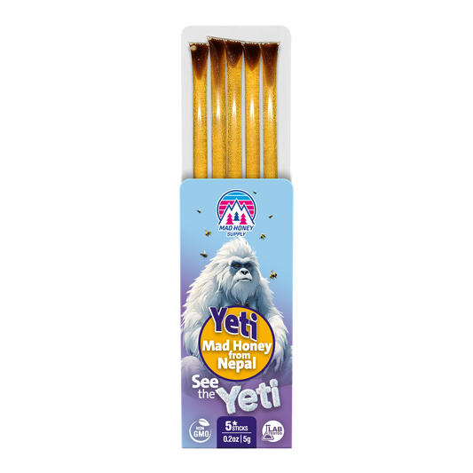 Yeti Mad Honey from Nepal 5 Pack 27.5 grams